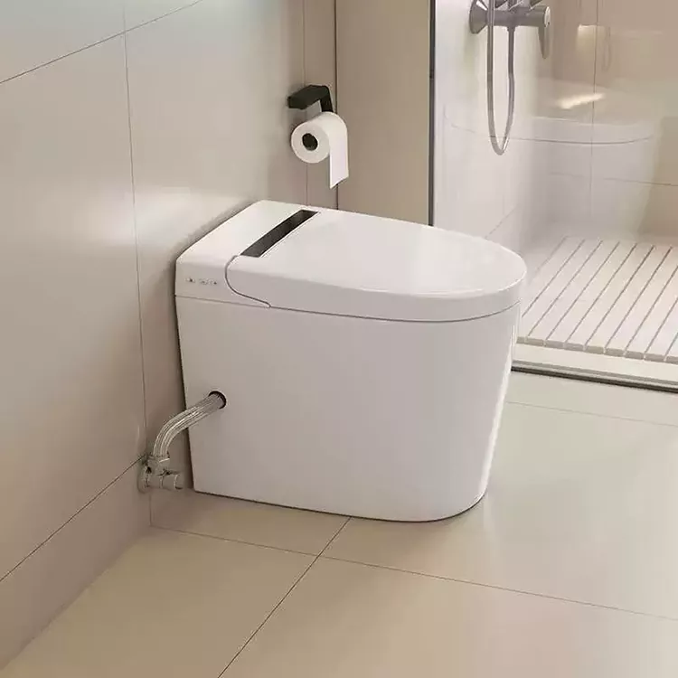 Moderna minimālisma viedā tualete