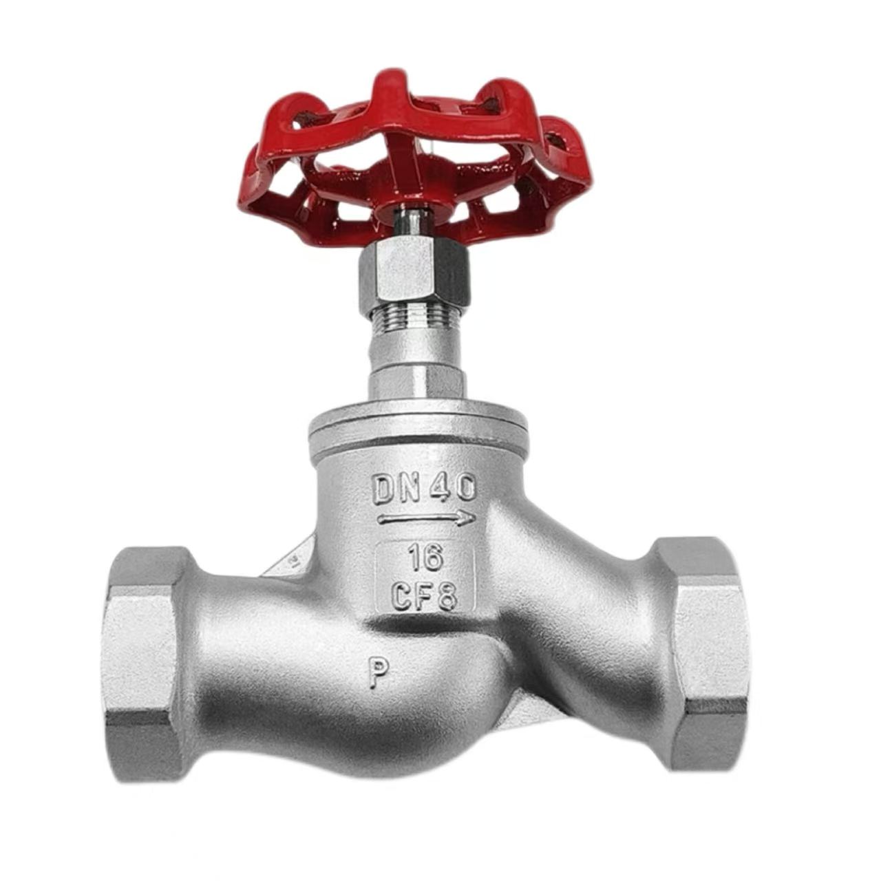 S tipa vītņots leņķa raksts Globe Valve
