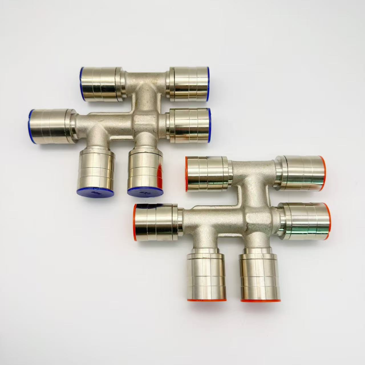 Slide-Press Bridge Six-way Fitting