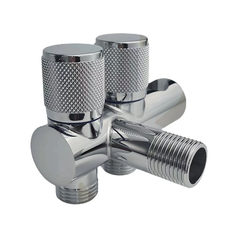 Pie sienas stiprināms dubultleņķa vārsts